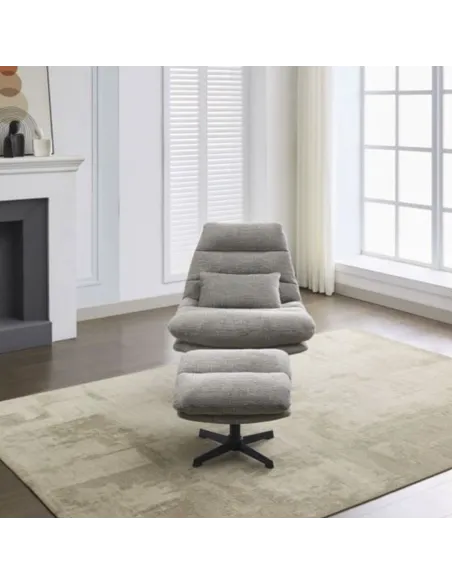 Columbia Leisure Chair with Footstool - | Murphy Furniture