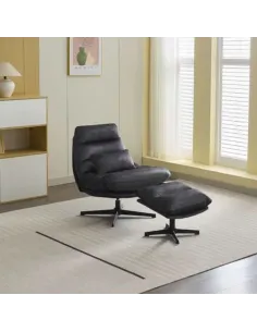 Columbia Leisure Chair with Footstool - | Murphy Furniture