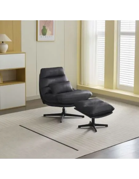 Columbia Leisure Chair with Footstool - | Murphy Furniture