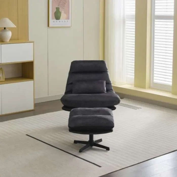 Columbia Leisure Chair with Footstool - | Murphy Furniture