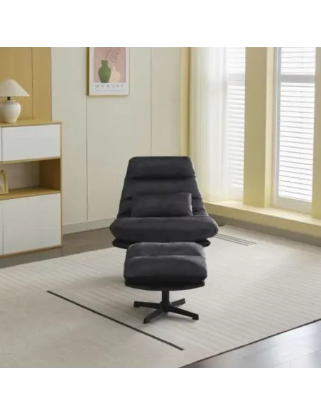 Columbia Leisure Chair with Footstool - | Murphy Furniture