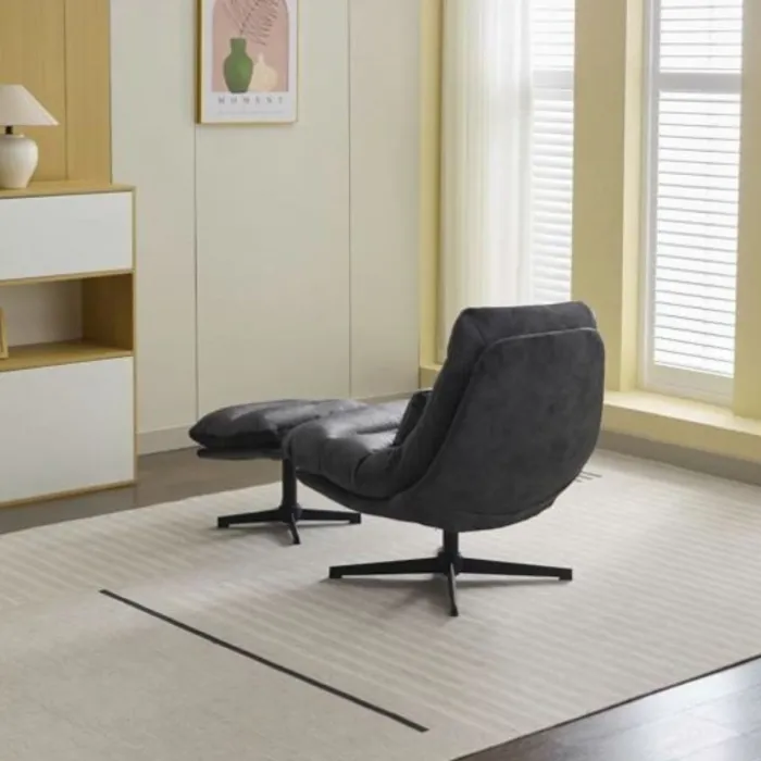 Columbia Leisure Chair with Footstool - | Murphy Furniture
