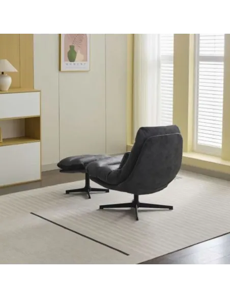 Columbia Leisure Chair with Footstool - | Murphy Furniture