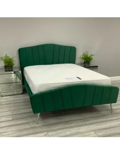 Anna 5FT Bedframe - Green | Murphy Furniture