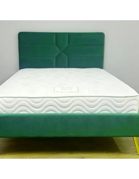 Freya 4FT6 Bedframe - Green | Murphy Furniture