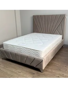 Leicester 5FT Bedframe - Mink | Murphy Furniture