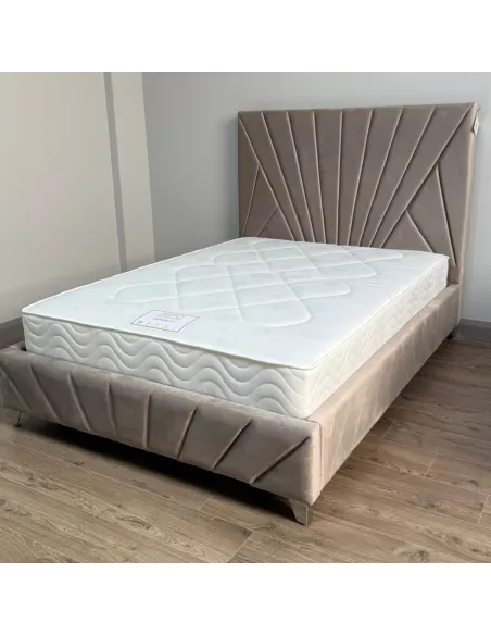 Leicester 4FT6 Bedframe - Mink | Murphy Furniture