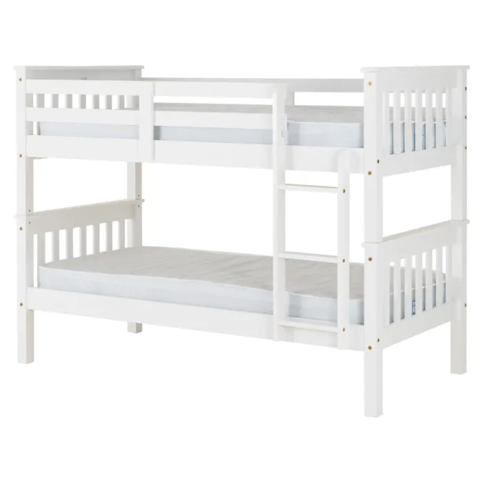 Neptune 3FT Bunk Bed - White | Murphy Furniture