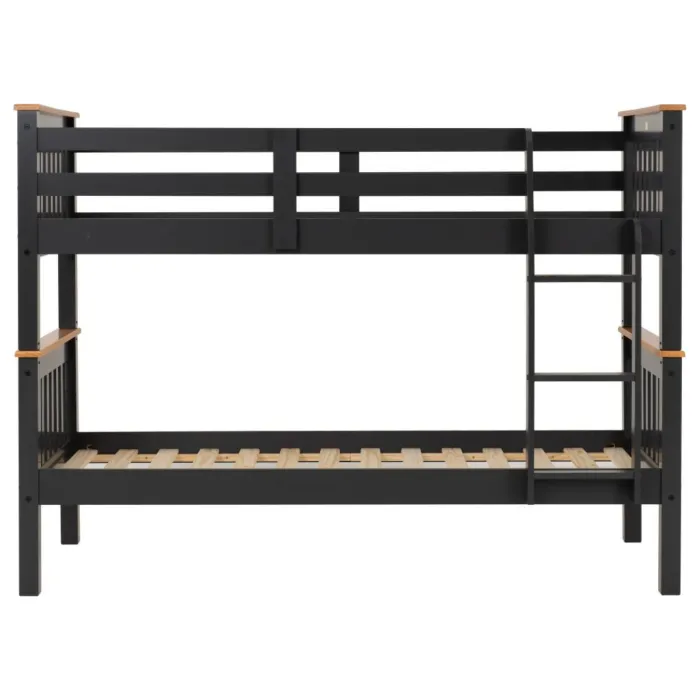 Neptune 3FT Bunk Bed - Grey/Oak Effect | Murphy Furniture