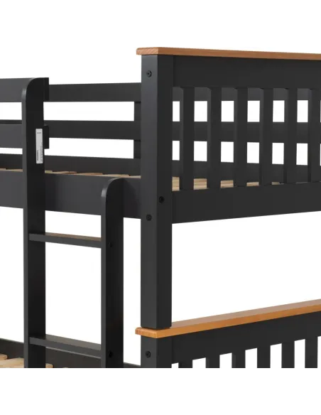 Neptune 3FT Bunk Bed - Grey/Oak Effect | Murphy Furniture
