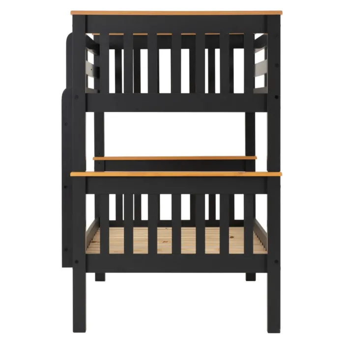 Neptune 3FT Bunk Bed - Grey/Oak Effect | Murphy Furniture