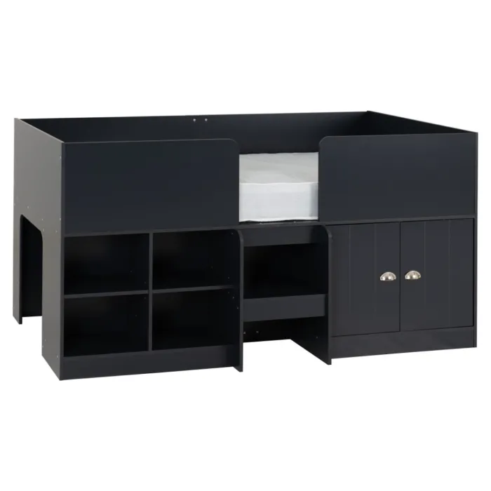 Orlando 3FT Low Sleeper Bed - Dark Grey | Murphy Furniture