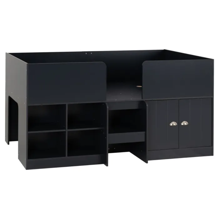 Orlando 3FT Low Sleeper Bed - Dark Grey | Murphy Furniture