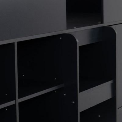 Orlando 3FT Low Sleeper Bed - Dark Grey | Murphy Furniture