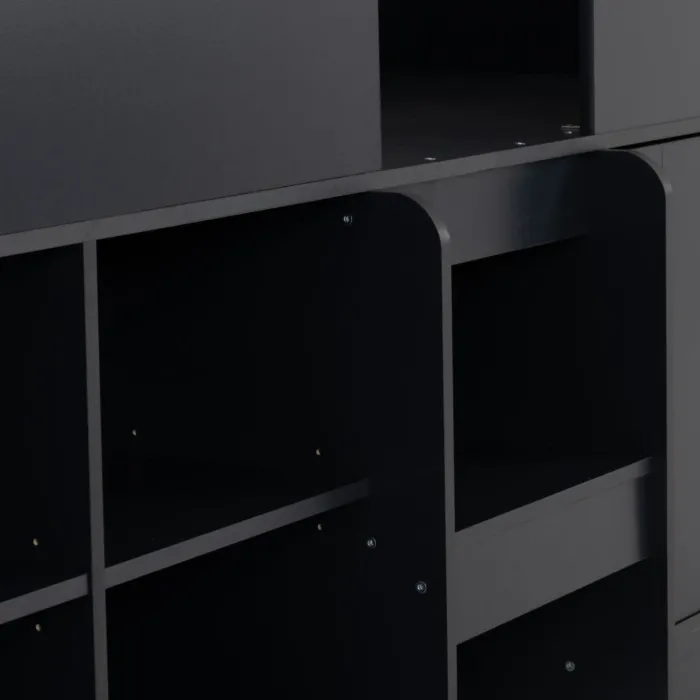 Orlando 3FT Low Sleeper Bed - Dark Grey | Murphy Furniture