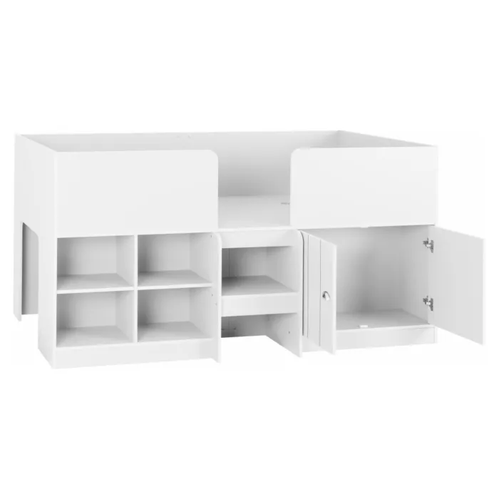 Orlando 3FT Low Sleeper Bed - White | Murphy Furniture