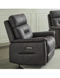 Caoihme Power Recliner Armchair - Grey | Murphy Furniture