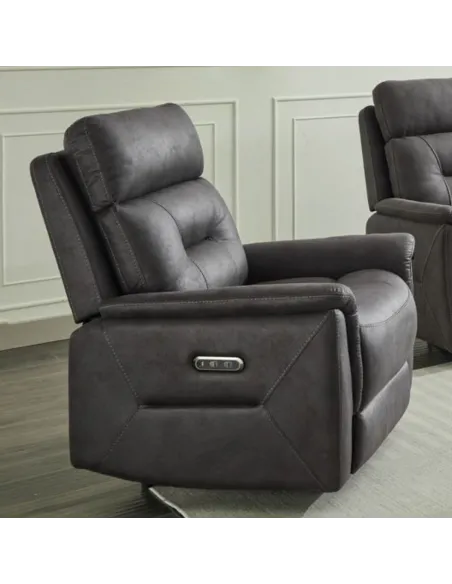 Caoihme Power Recliner Armchair - Grey | Murphy Furniture