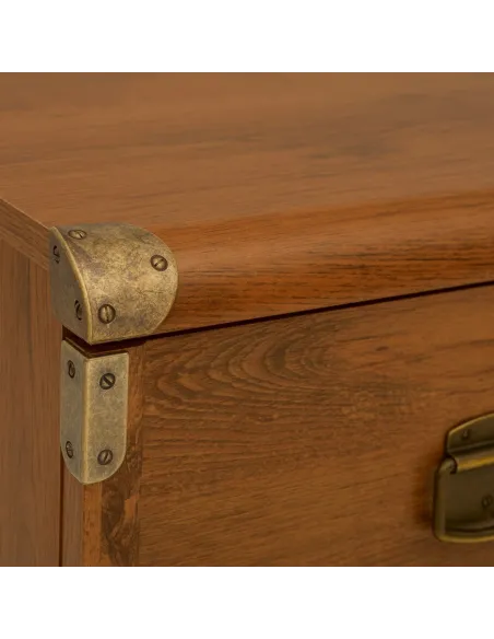 Cornwall Desk: 2 Door 2 Drawer - Sutter Oak
