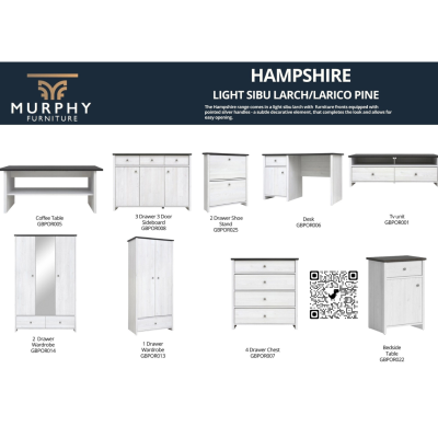 Hampshire 1 Door 1 Drawer Desk - Larico | Murphy Furniture