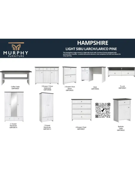 Hampshire 1 Door 1 Drawer Desk - Larico | Murphy Furniture