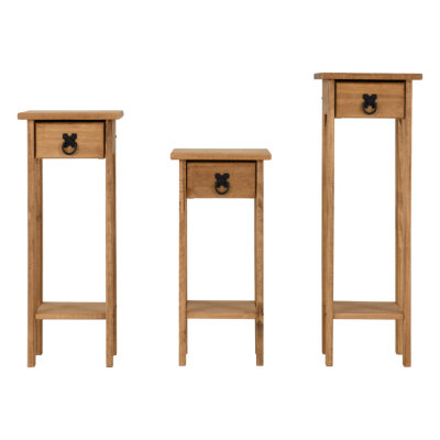 Corona 3x Plant Stands - Distressed Waxe | Murphy Furniture