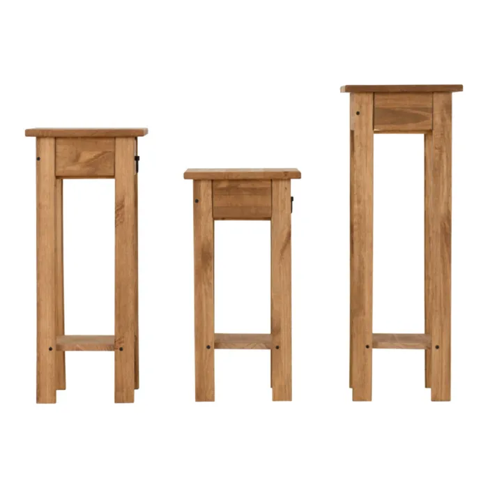 Corona 3x Plant Stands - Distressed Waxe | Murphy Furniture