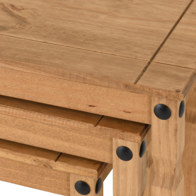 Corona Nest Of Tables - Distressed Waxed | Murphy Furniture