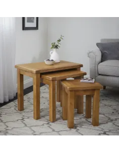 Astoria Nest of Tables - Warm Wax | Murphy Furniture
