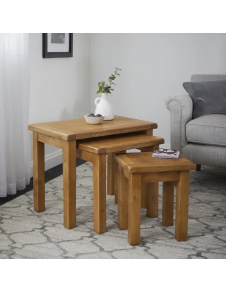 Astoria Nest of Tables - Warm Wax | Murphy Furniture