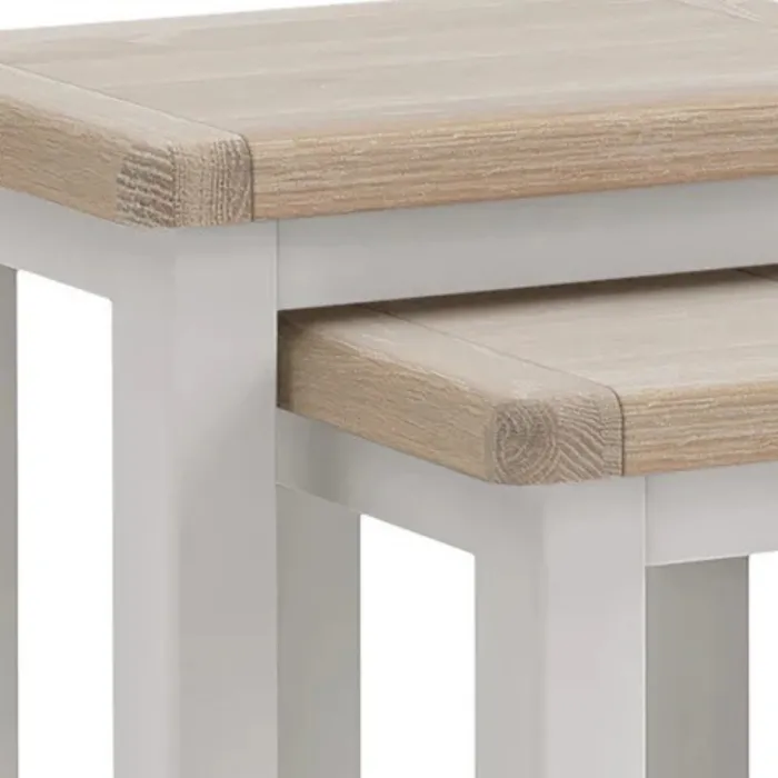 Marbury Nest of Tables - Light Grey | Murphy Furniture
