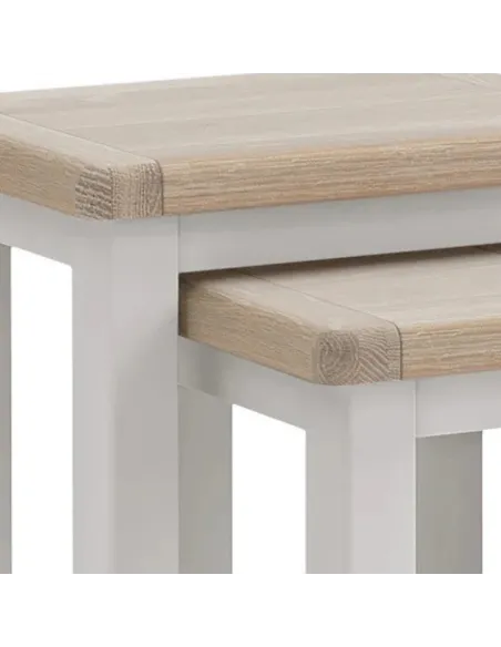 Marbury Nest of Tables - Light Grey | Murphy Furniture