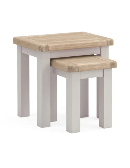 Marbury Nest of Tables - Light Grey | Murphy Furniture