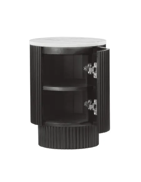Lantine Side Table With Door - Mango Cha | Murphy Furniture