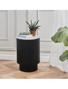 Lantine Side Table With Door - Mango Cha | Murphy Furniture