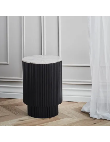 Lantine Side Table With Door - Mango Cha | Murphy Furniture