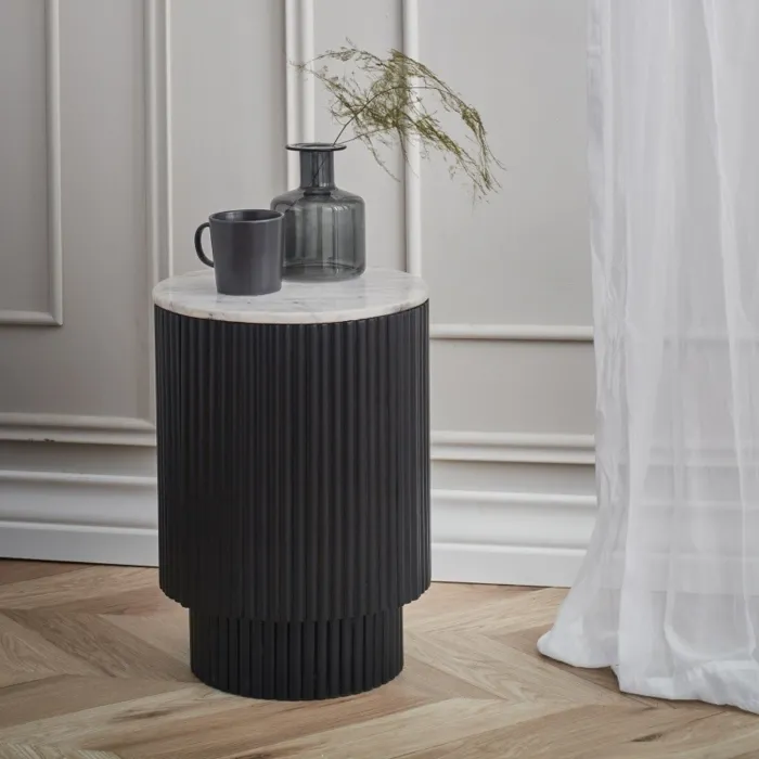 Lantine Side Table With Door - Mango Cha | Murphy Furniture