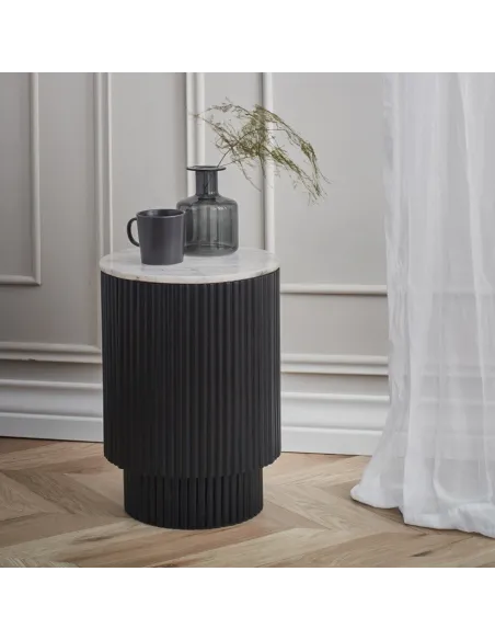 Lantine Side Table With Door - Mango Cha | Murphy Furniture