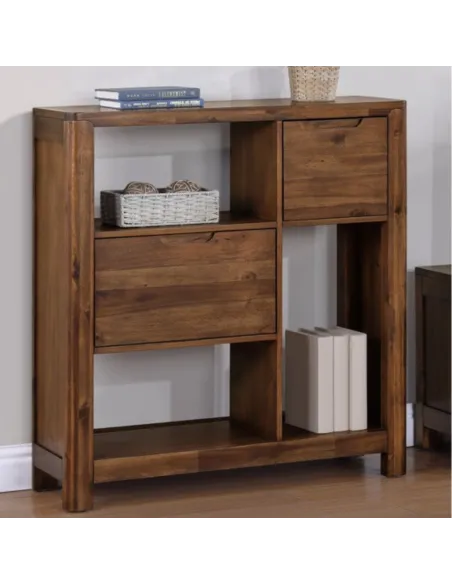 Monterey Compact Bookcase - Acacia | Murphy Furniture