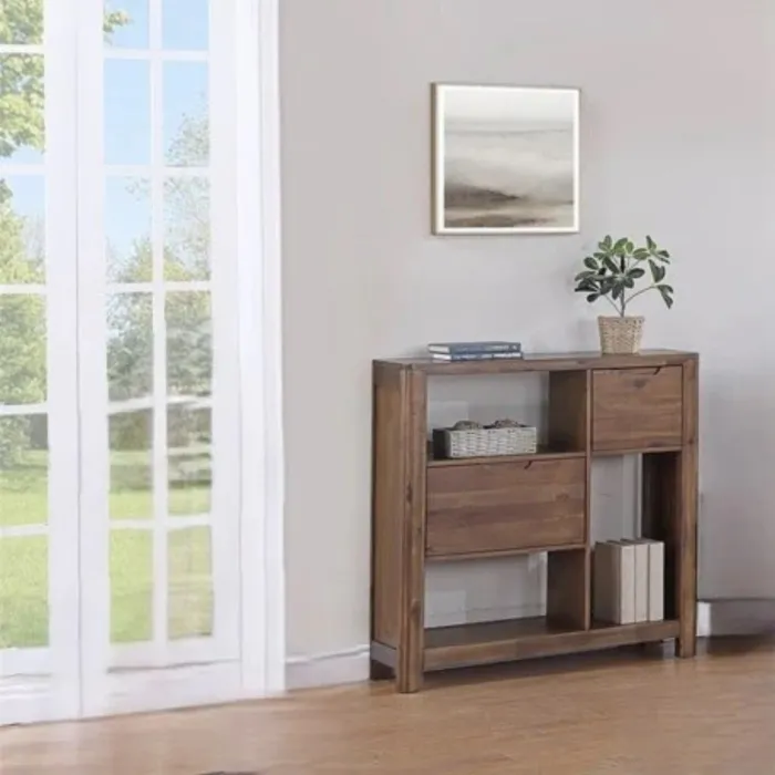 Monterey Compact Bookcase - Acacia | Murphy Furniture