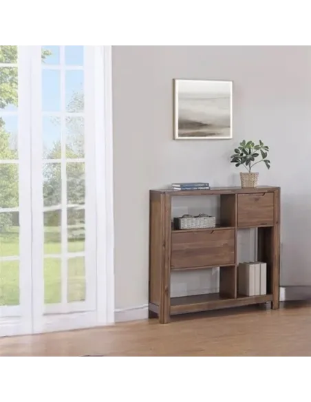 Monterey Compact Bookcase - Acacia | Murphy Furniture