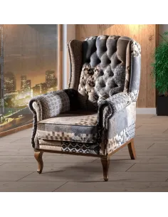 Molly Accent Chair - Dark Blue | Murphy Furniture