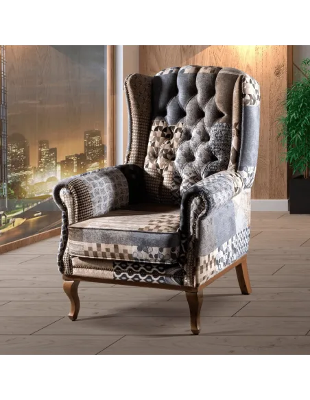 Molly Accent Chair - Dark Blue | Murphy Furniture