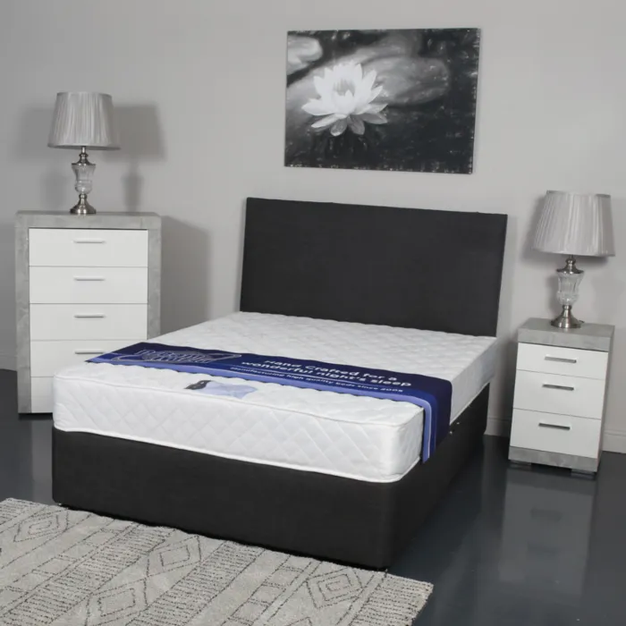 Ashley 4FT6 Dream World Headboard – Linen Charcoal | Murphy Furniture