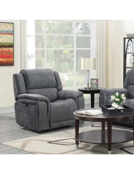 Marseilles Recliner Armchair - Dark Grey | Murphy Furniture