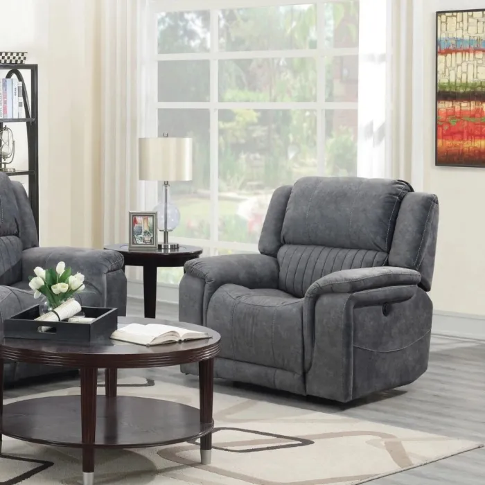 Marseilles Recliner Armchair - Dark Grey | Murphy Furniture