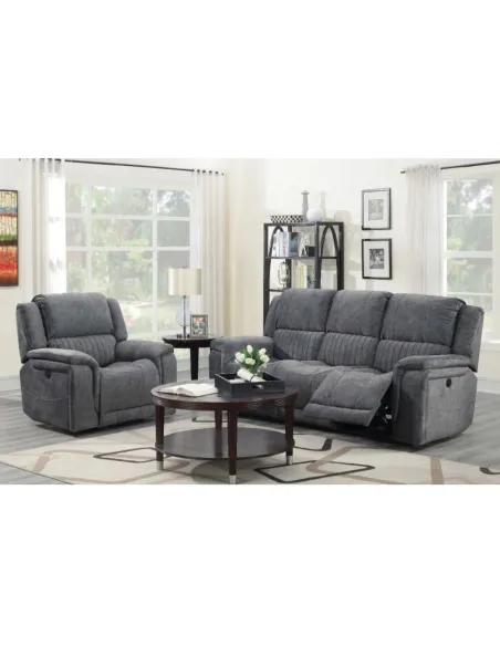 Marseilles 3+1+1 Electric Sofa Suite - L | Murphy Furniture