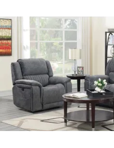 Marseilles Electric Armchair - Light Grey | Murphy Furniture