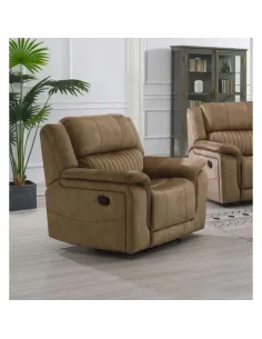 Marseilles Recliner Armchair - Coffee | Murphy Furniture