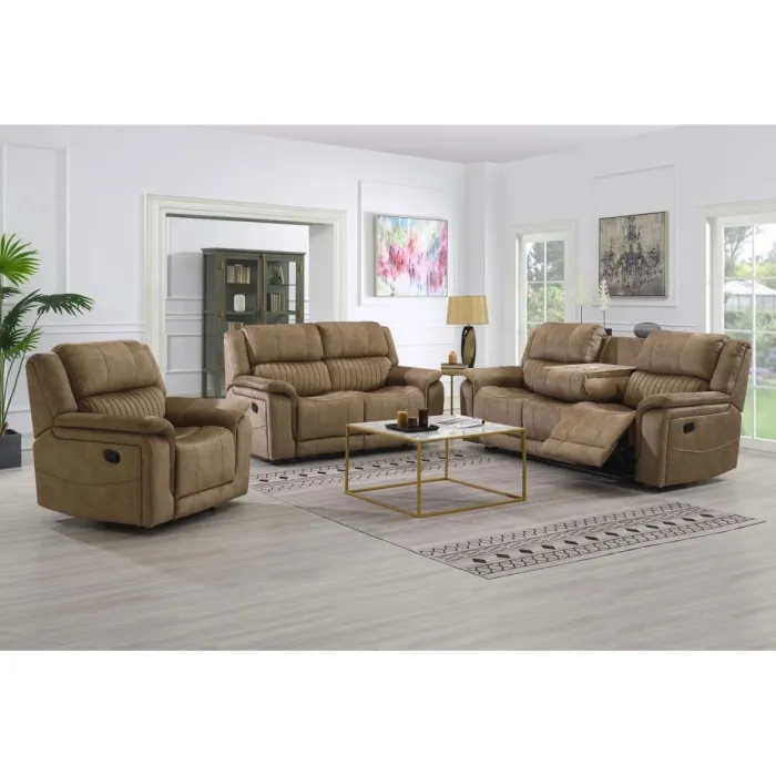 Marseilles Recliner Armchair - Coffee | Murphy Furniture
